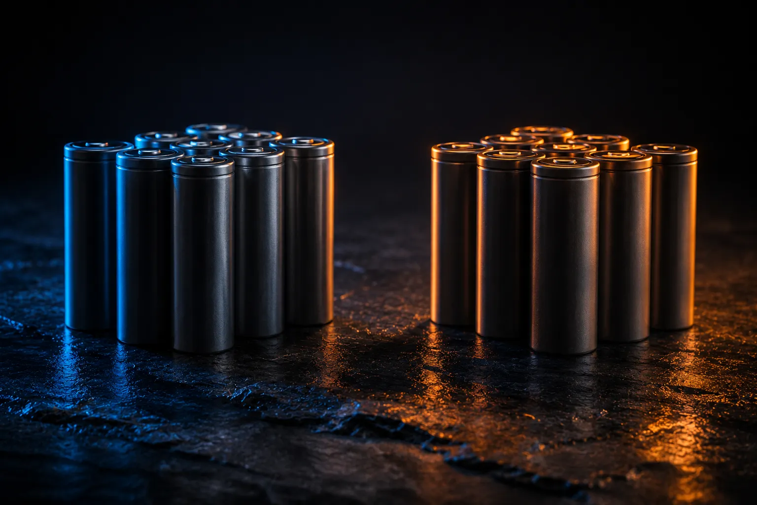 two portable power stations representing LFP and NMC battery chemistry