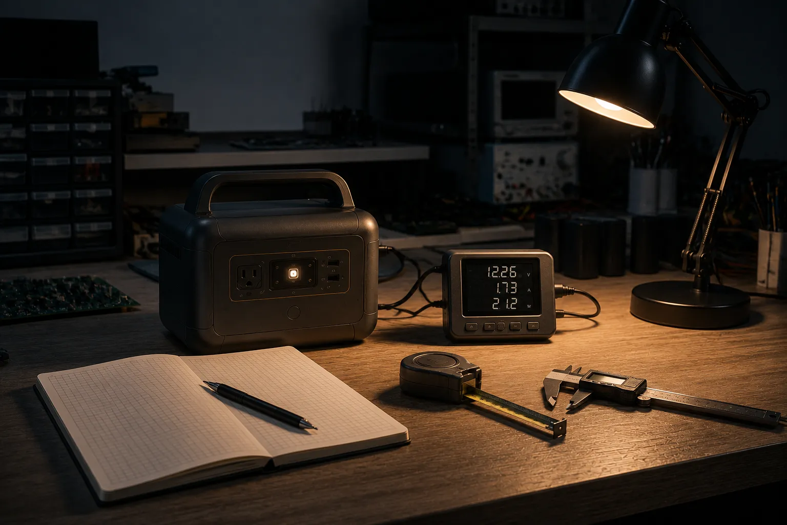 measurement instruments and portable power station data analysis