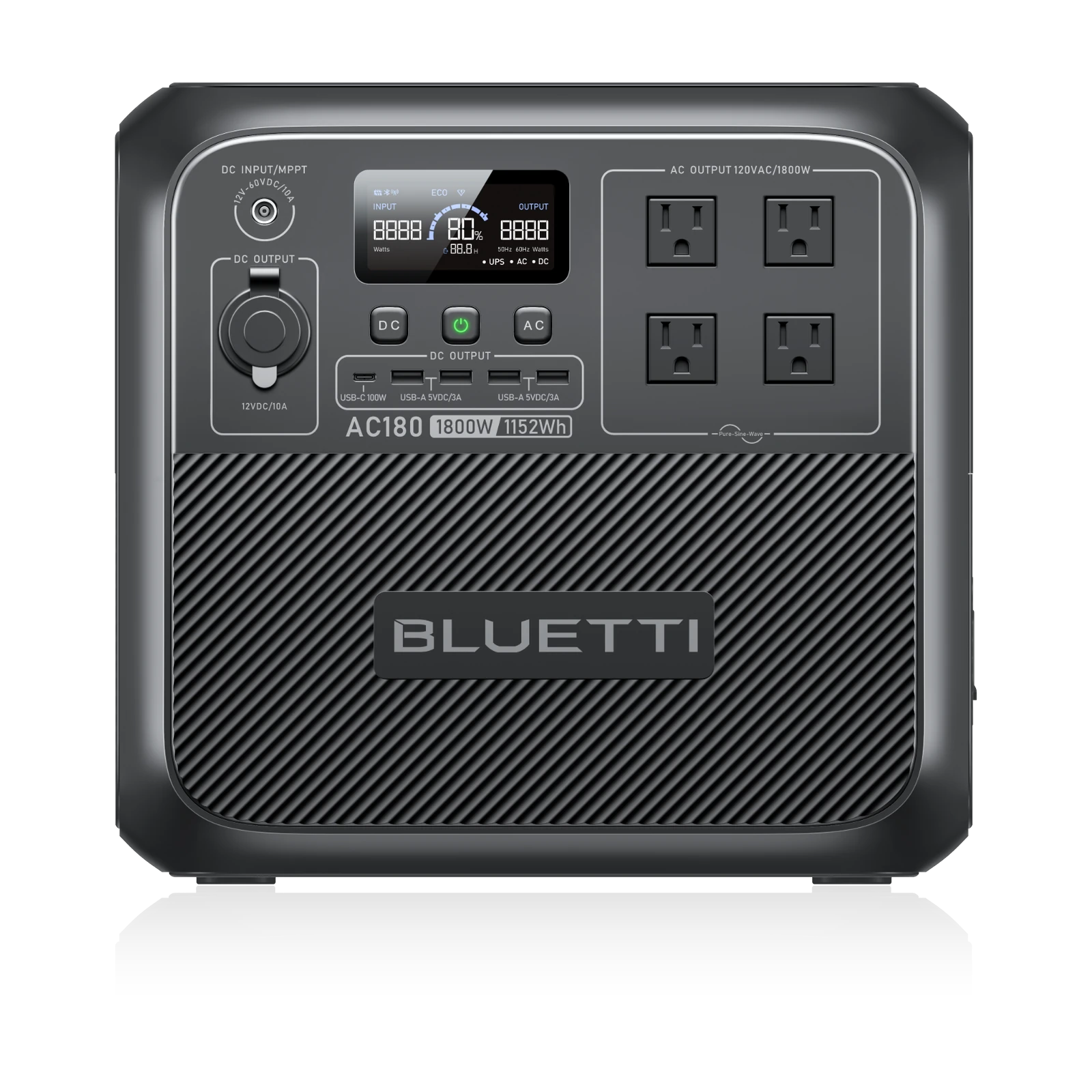 Bluetti AC180 — front view