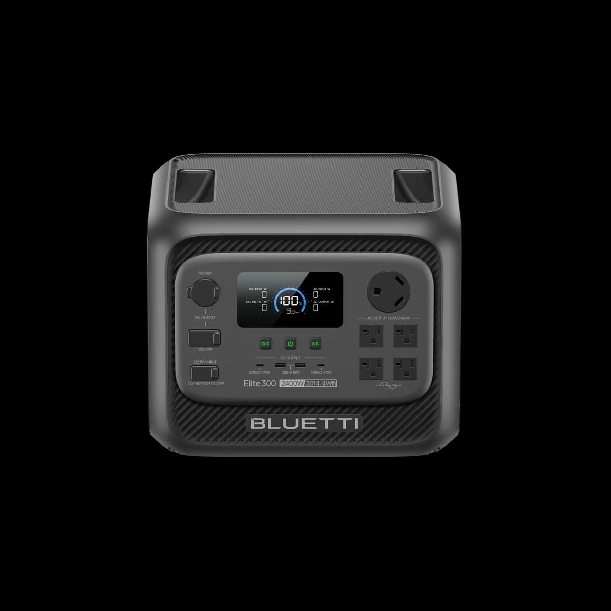 bluetti elite 300 — front view