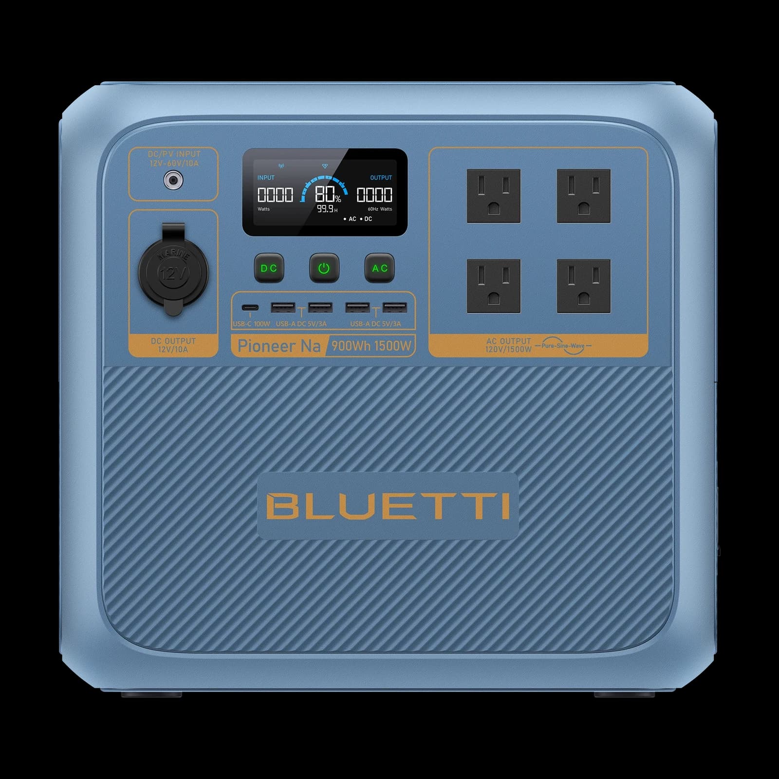 Bluetti Pioneer Na — front view