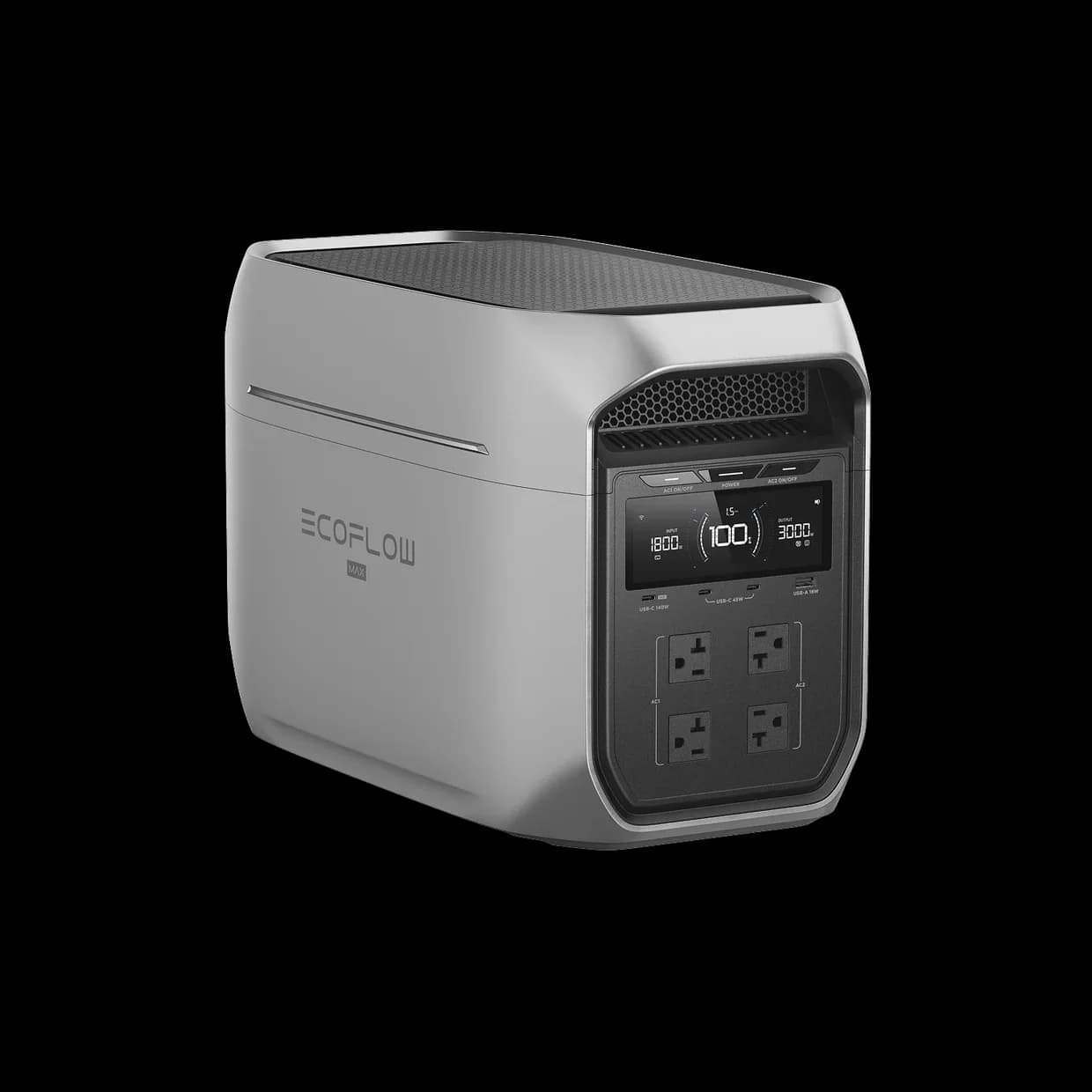 EcoFlow DELTA 3 Max Plus (2048Wh) — front view