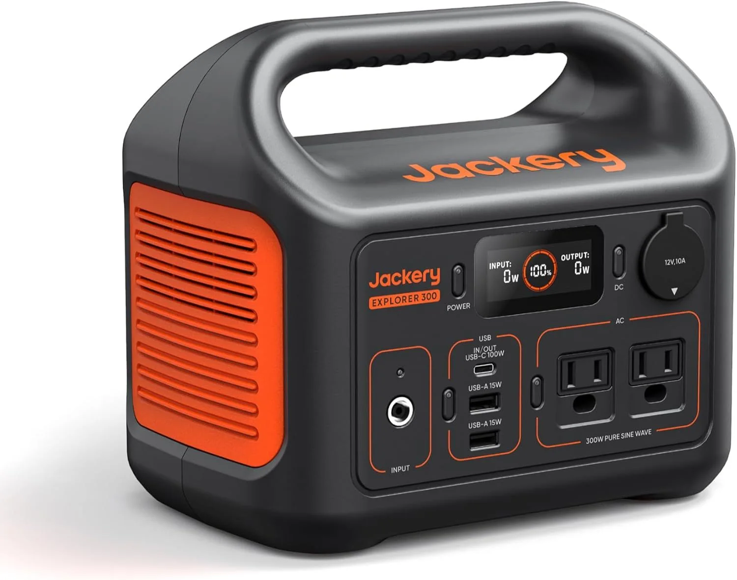 Jackery Explorer 300 JE-300E LiFePO4 — front view