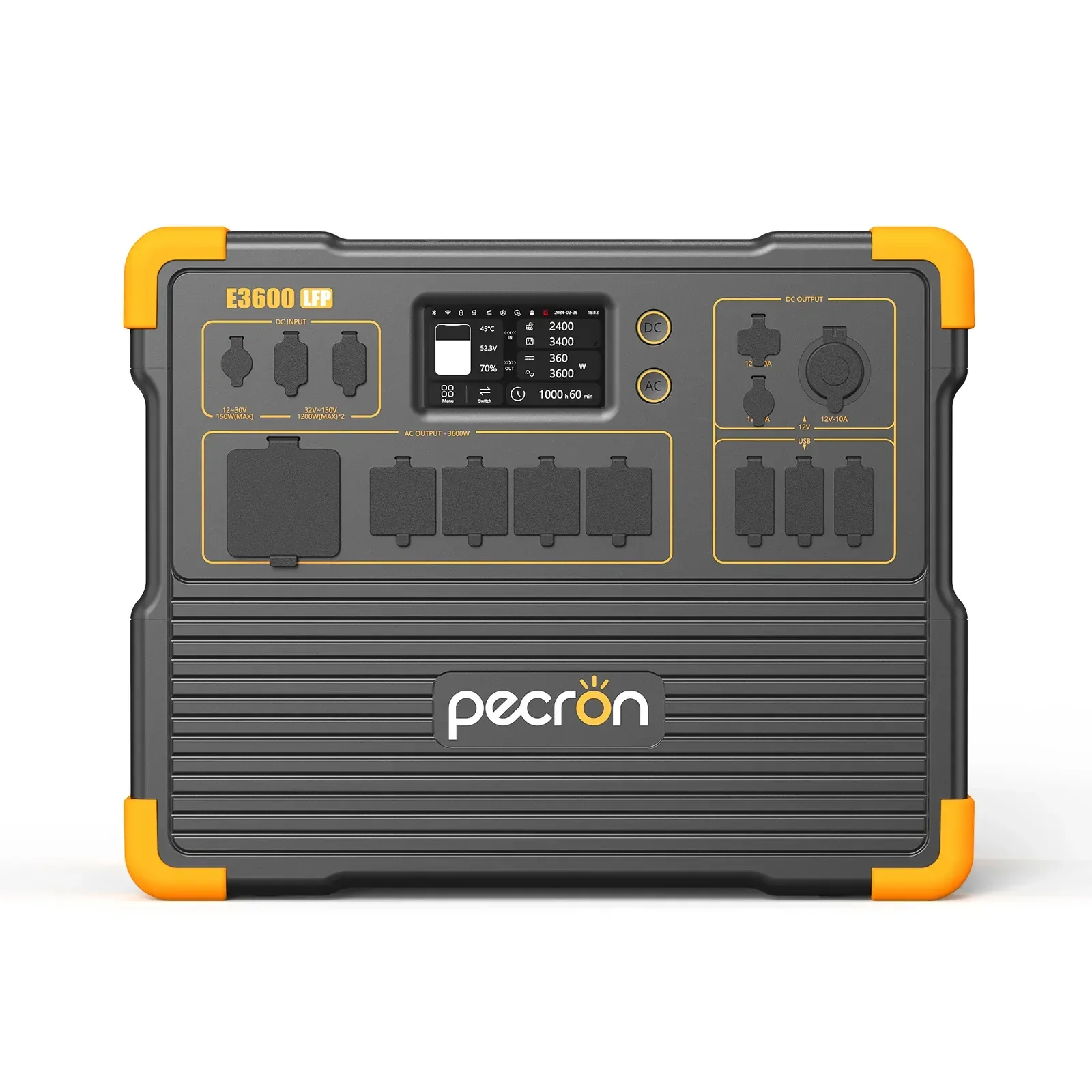 Pecron E3600LFP — front view