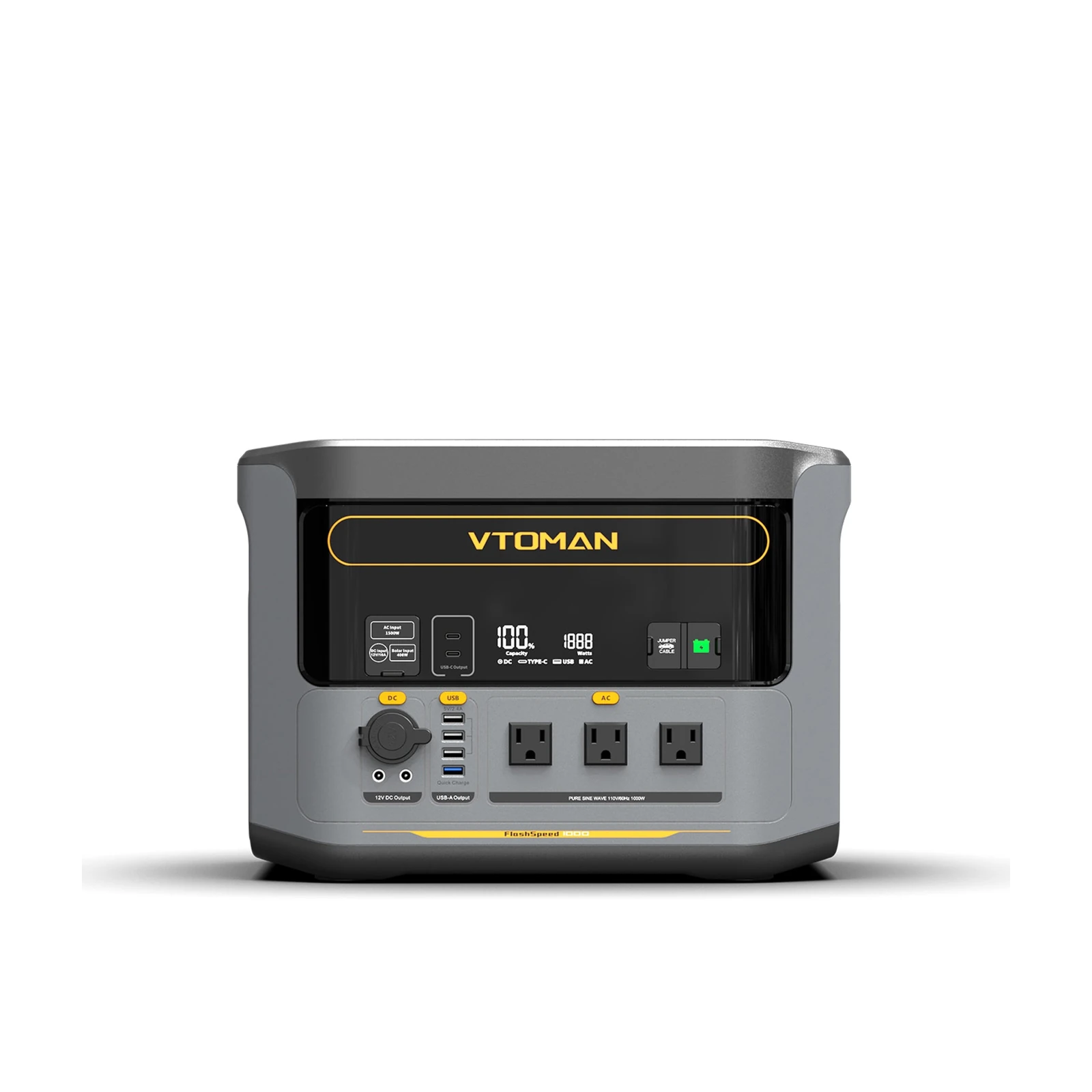 VTOMAN FlashSpeed 1000 — front view