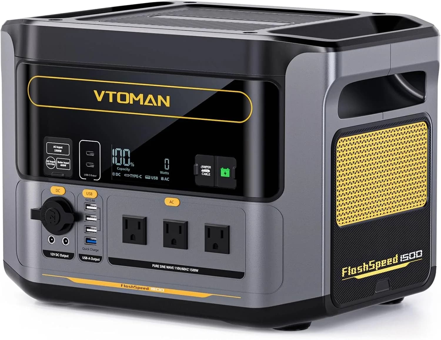 VTOMAN FlashSpeed 1500 — front view