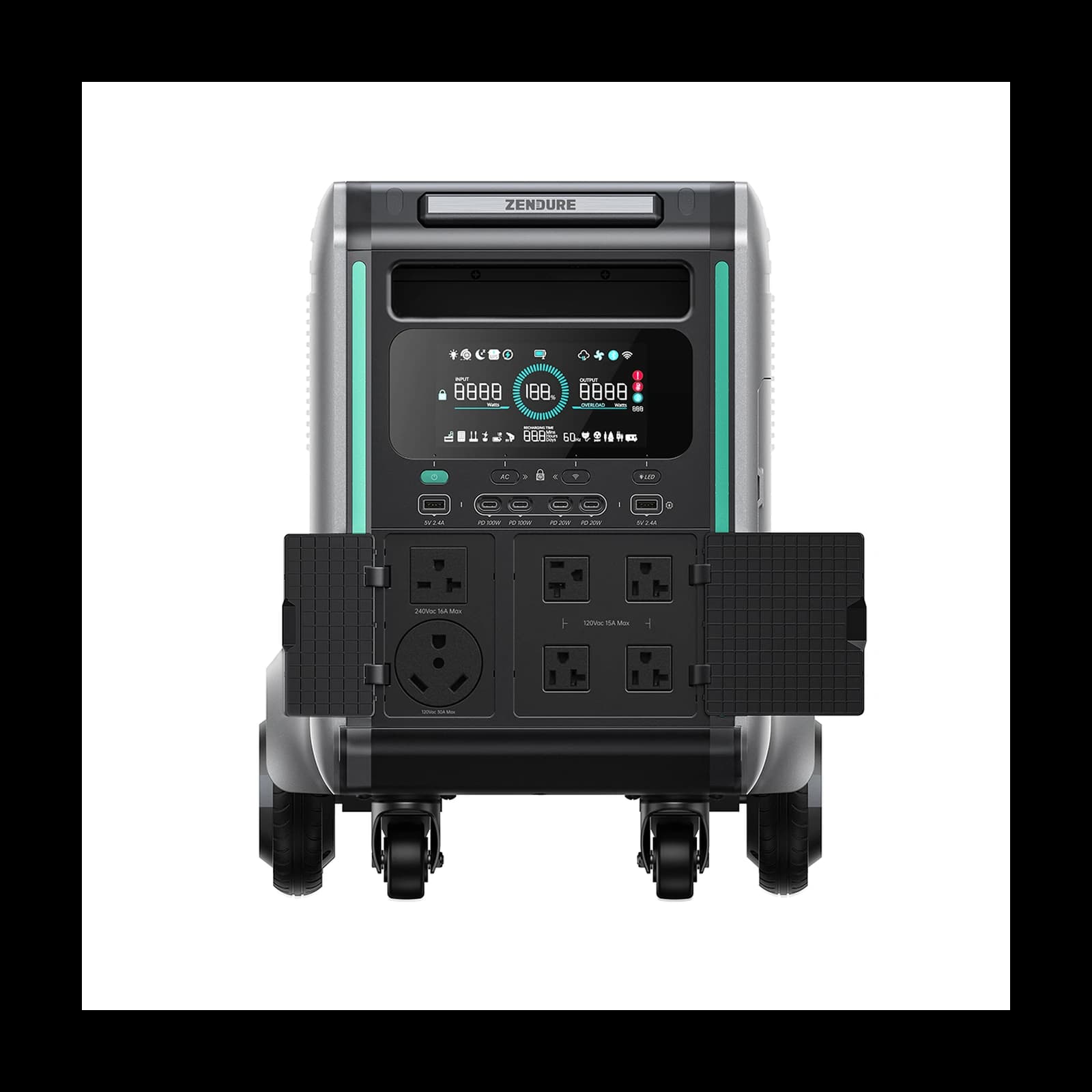 Zendure SuperBase V6400 — front view