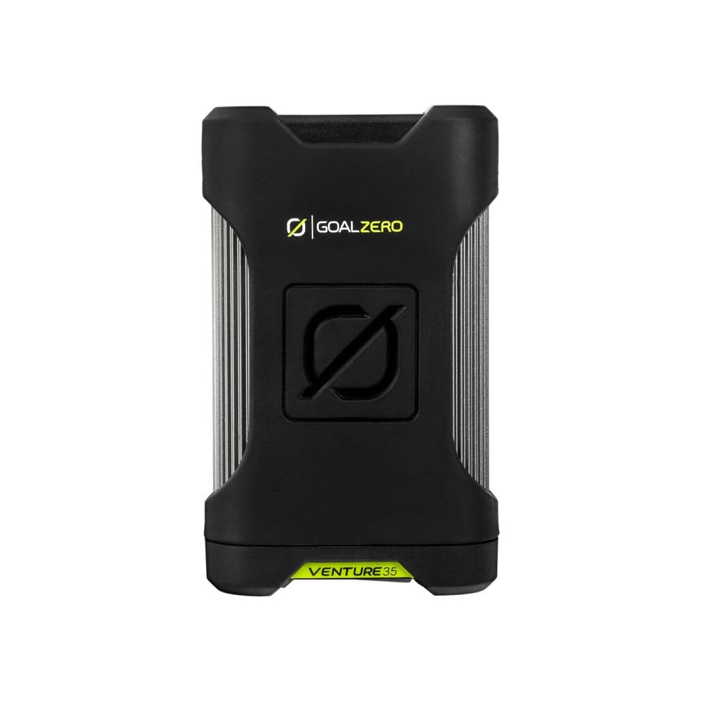 Goal Zero Venture 35 rugged power bank shown from the front