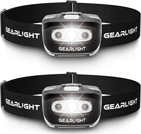 GearLight S500 two-pack headlamps — product view
